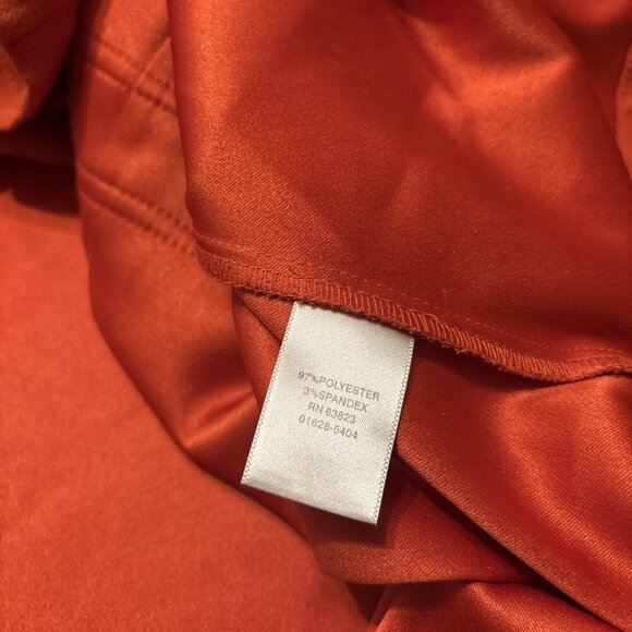 CJ Banks Orange Suade Light Jacket Size 3X - Picture 8 of 8